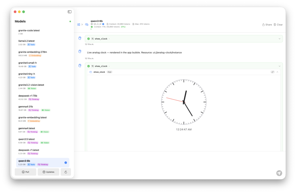 LocalIntelligence 2.0 adds full support for MCP Apps